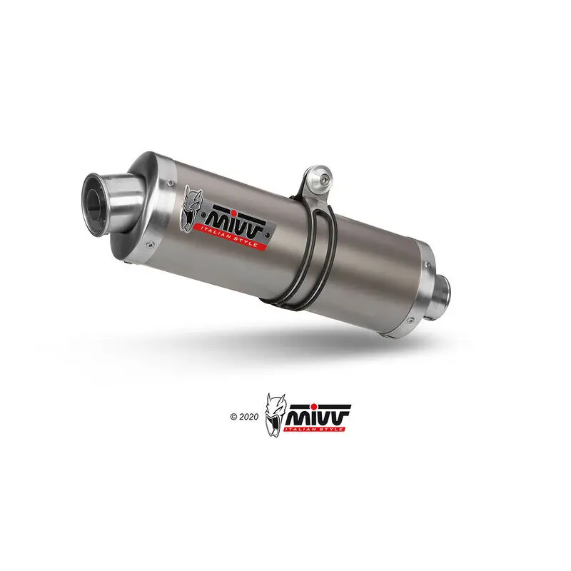 Silencer Motorrad oval Mivv
