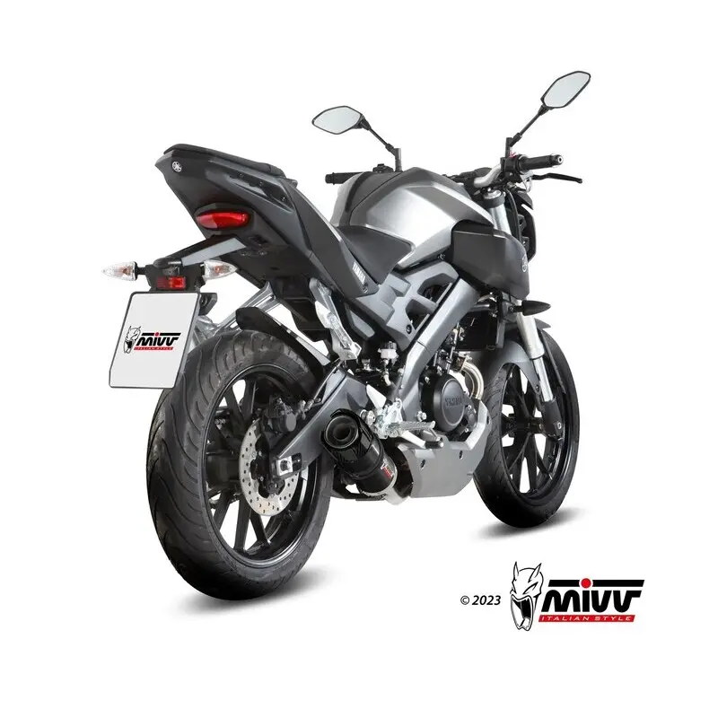 Motorrad Auspuff Komplettanlage Mivv Yamaha YZF-R125 ABS (RE29) [125]