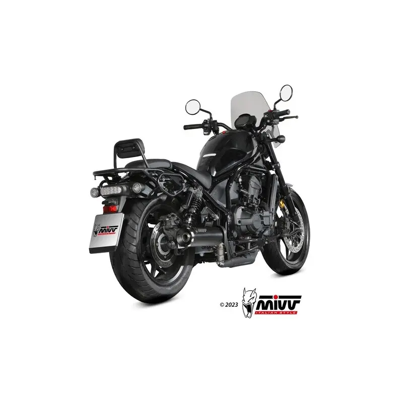 Silencer Motorrad Aluminium Mivv HR-1 Kawasaki
