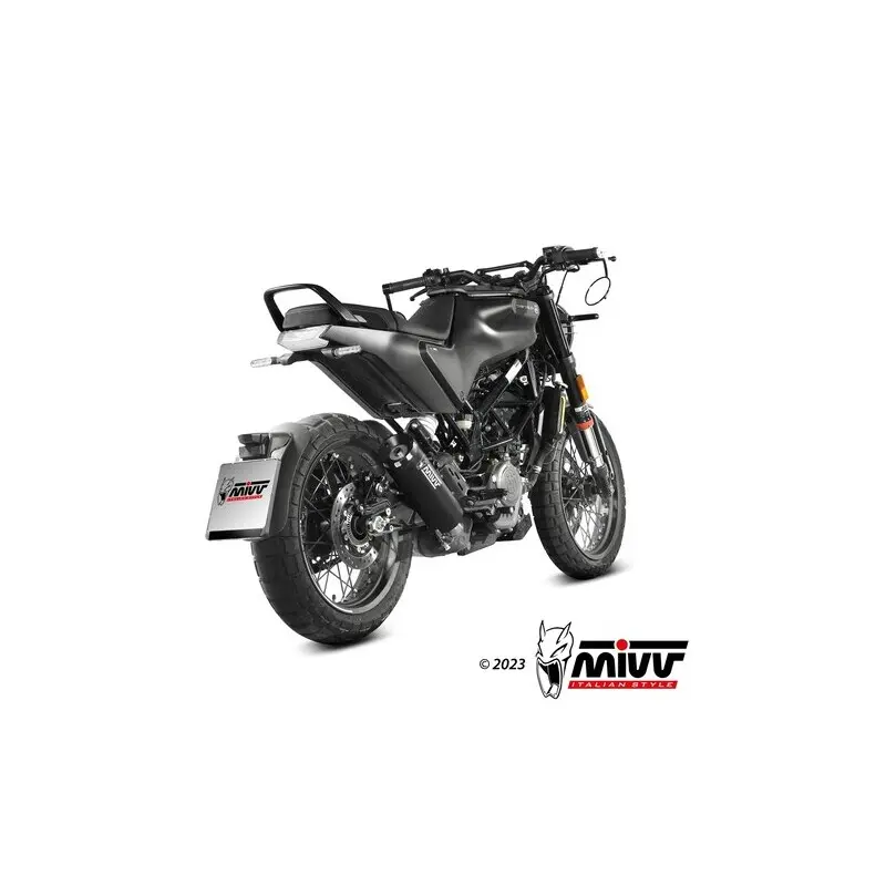Silencer Motorrad Stahl Mivv HR-1 Husqvarna