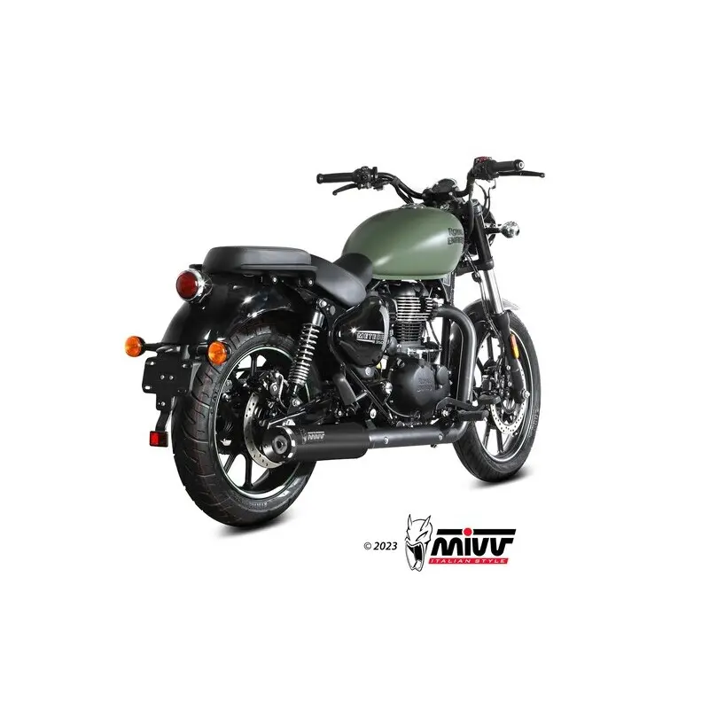 Silencieux motorfiets roestvrij staal Mivv HR-1 Royal Enfield