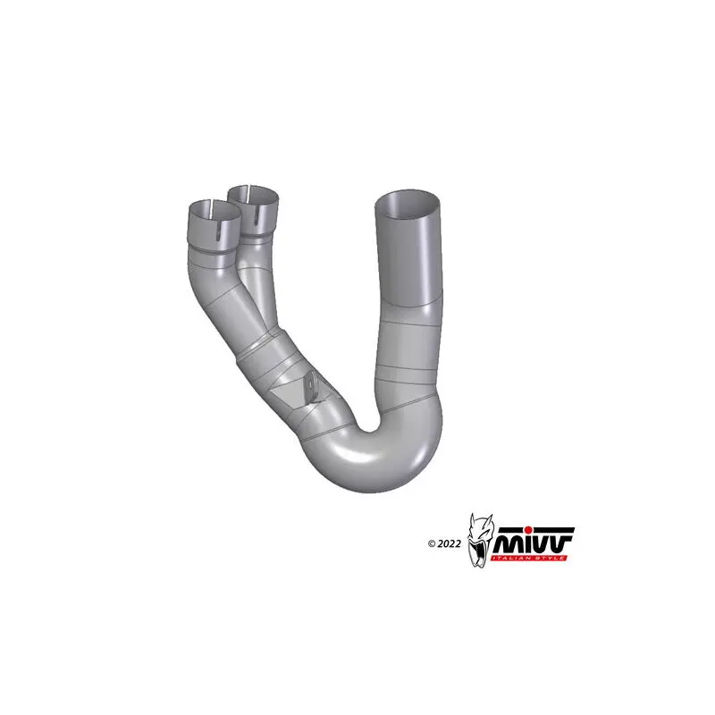 Pièces détachées Auspuffanlage Dekatalysatorrohr Mivv Ducati 950 HYPERMOTARD [939]/Ducati 950 HYPERMOTARD SP [939]/Ducati 950 HYPERMOTARD RVE [939]