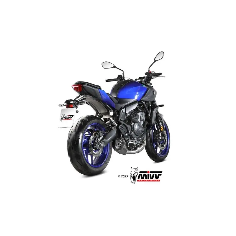 Motorrad Auspuff Komplettanlage Mivv Yamaha MT-07 Delta Race