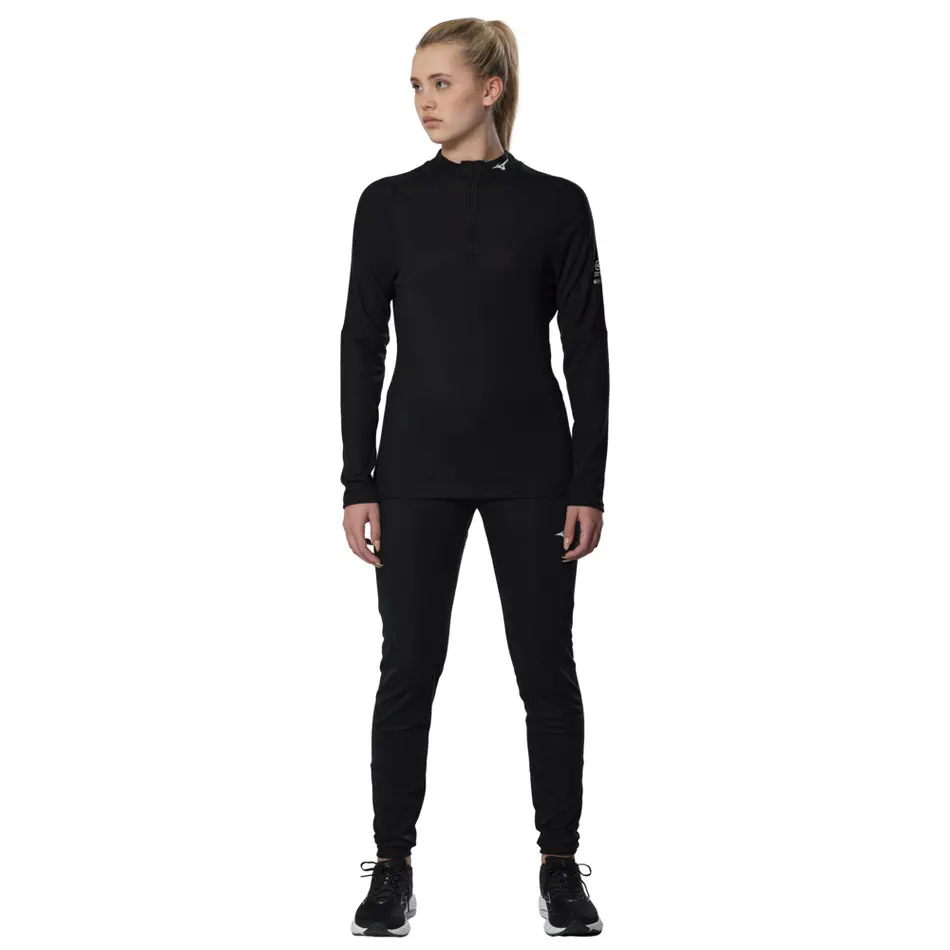 Mizuno Women's Noir Half Zip Top Bt Pr