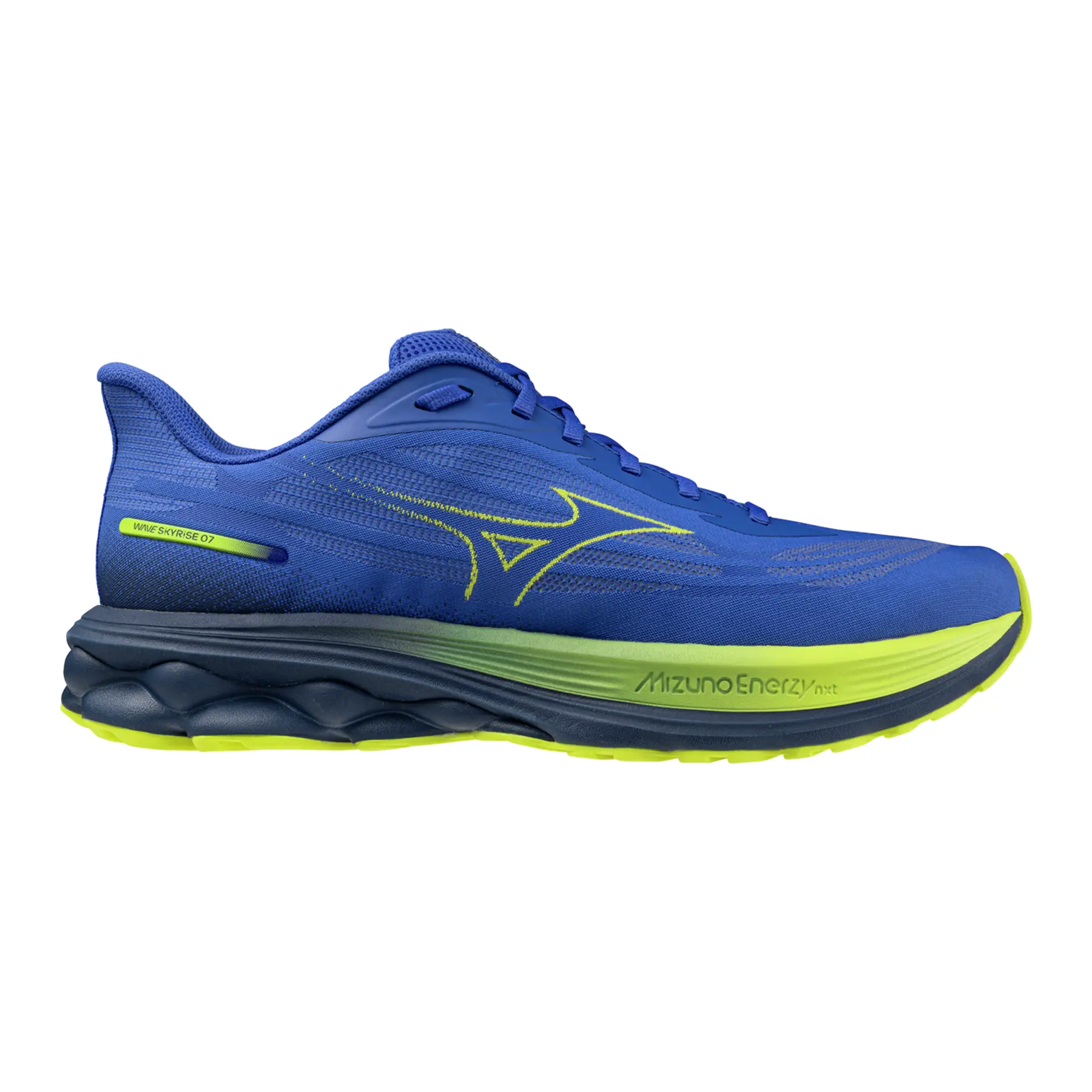 Mizuno Men's Bleu Running Shoes Wave Skyrise 7