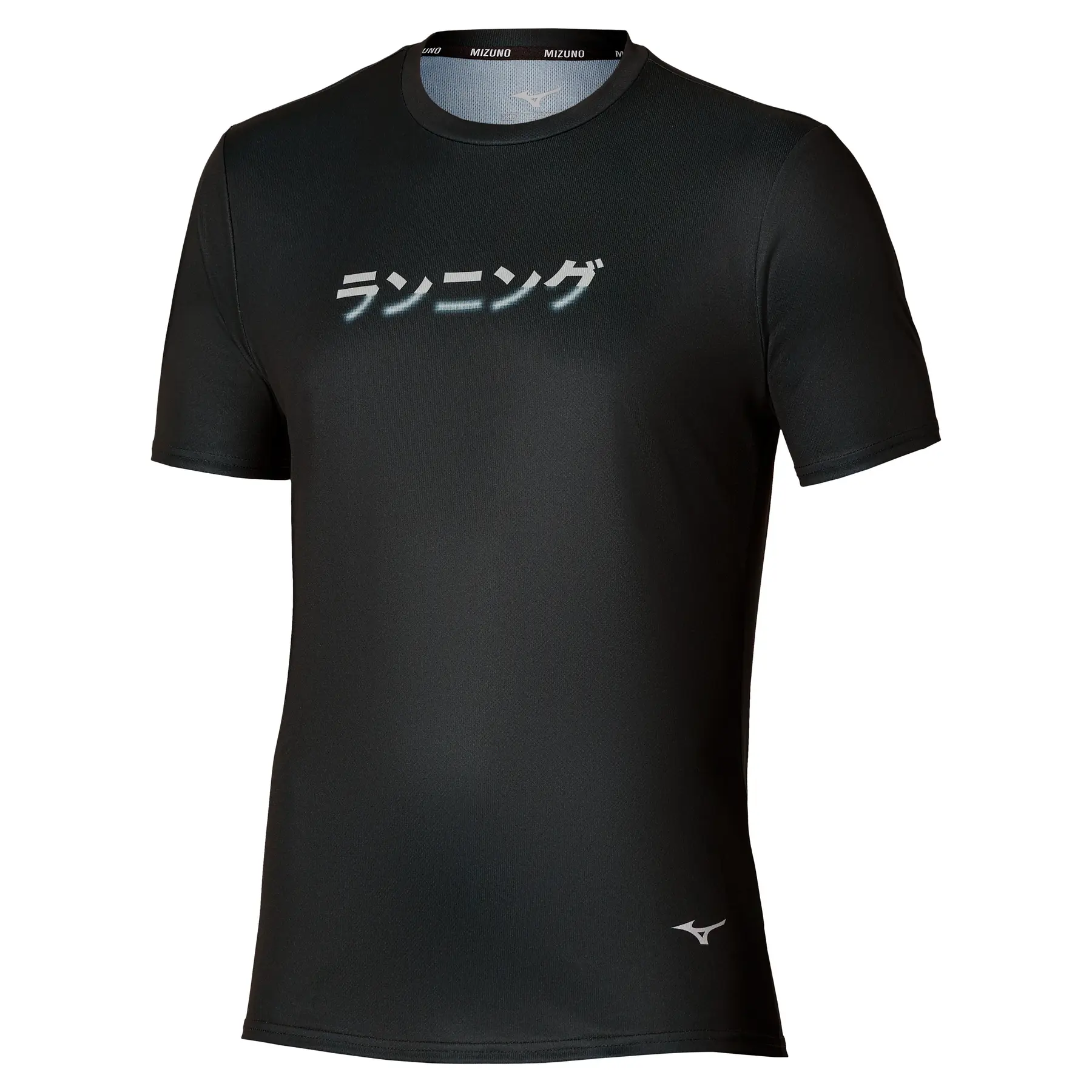 Mizuno Core Graphic T-shirt Met Korte Mouwen Zwart M Man