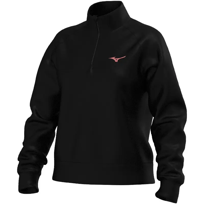 Fleece 1/4 Reißverschluss Damen Mizuno Athletic