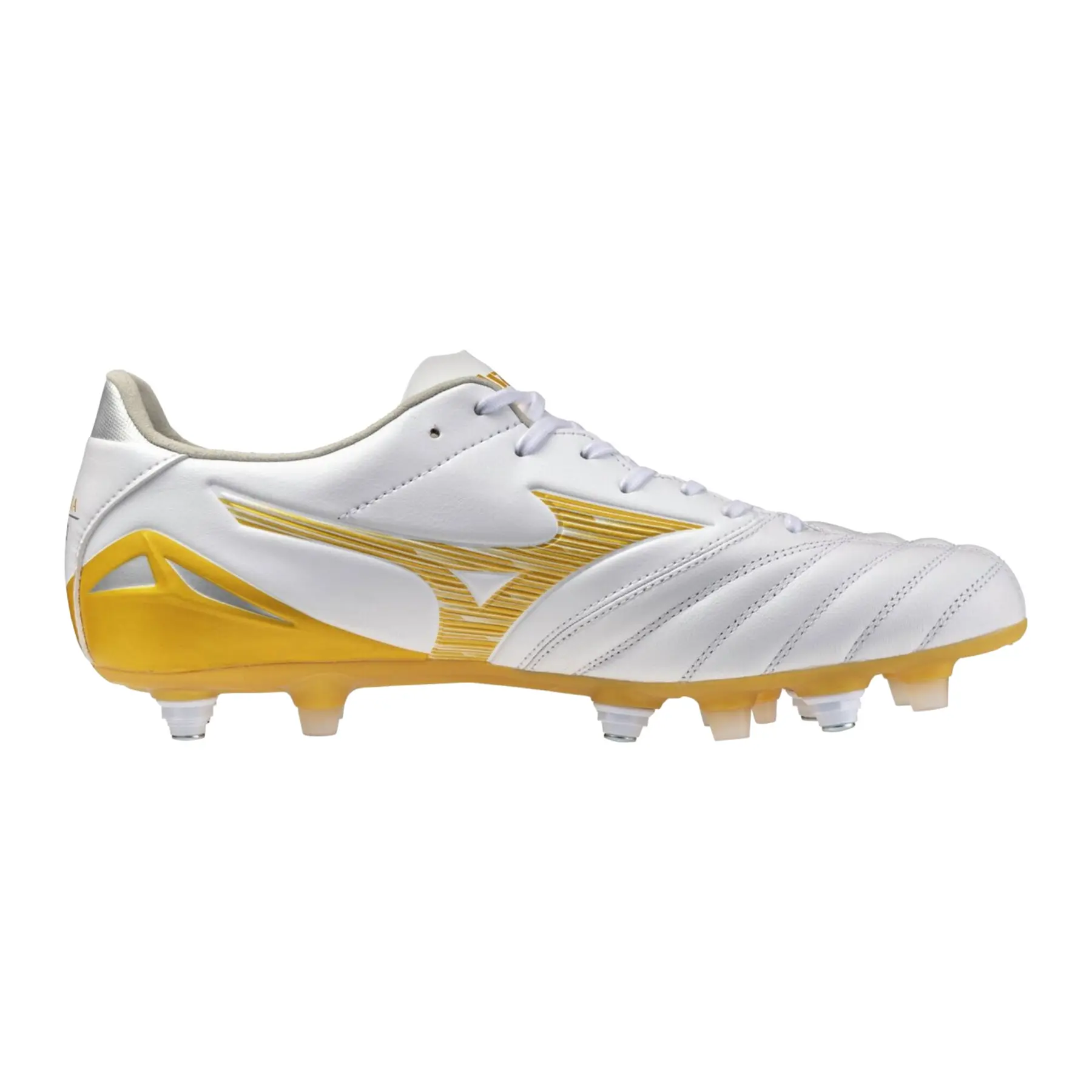 MizunoMoreliaNEO4βMIX サッカーシューズ ホワイト/ゴールド Football Boots Mizuno Morelia Neo IV Pro Mix FG | Foot-Store