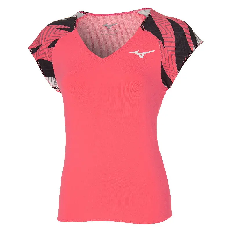 T-Shirt Tennis Frau Mizuno Wos