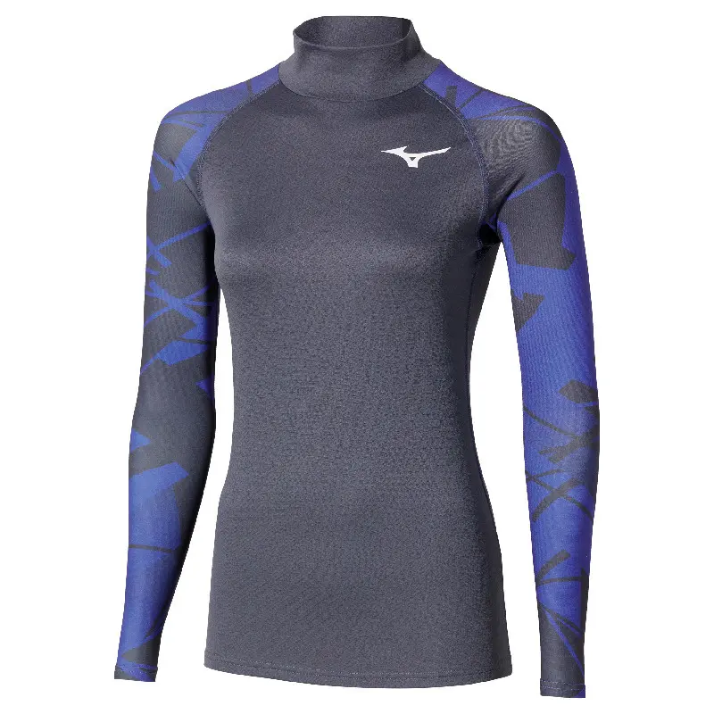 Langarmoberteil mit hohem Kragen für Damen Mizuno VIRT G5