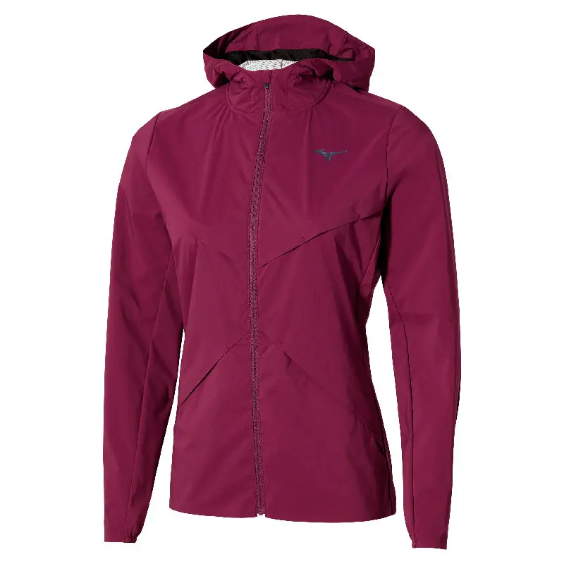 Veste+impermeable+à+capuche+femme+Mizuno+Thermal+Charge