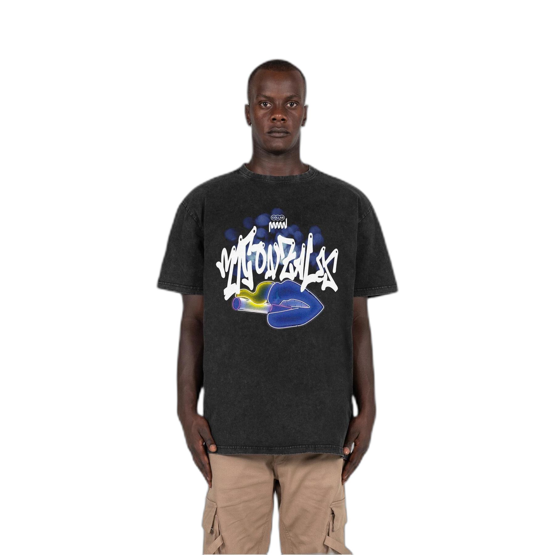 4066454447972 - T-Shirt mit Acid-Wash Kiss