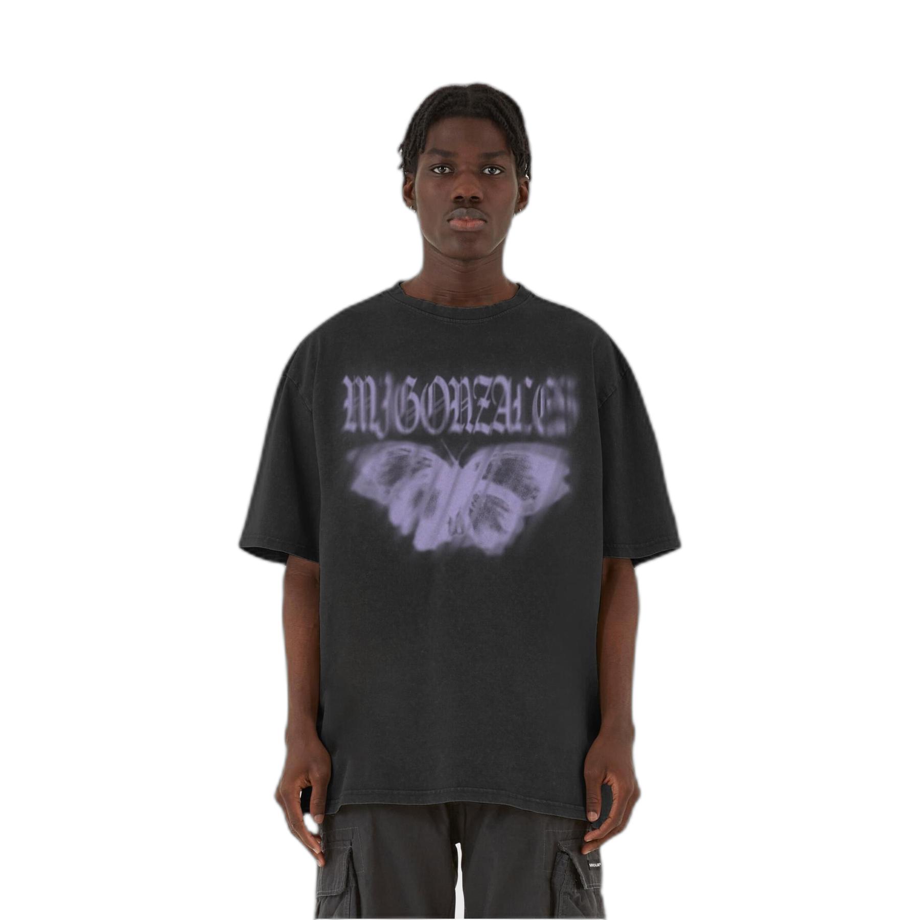 4069389191002 - Oversized T-Shirt Heavy Acid Washed - Butterfly Illusion