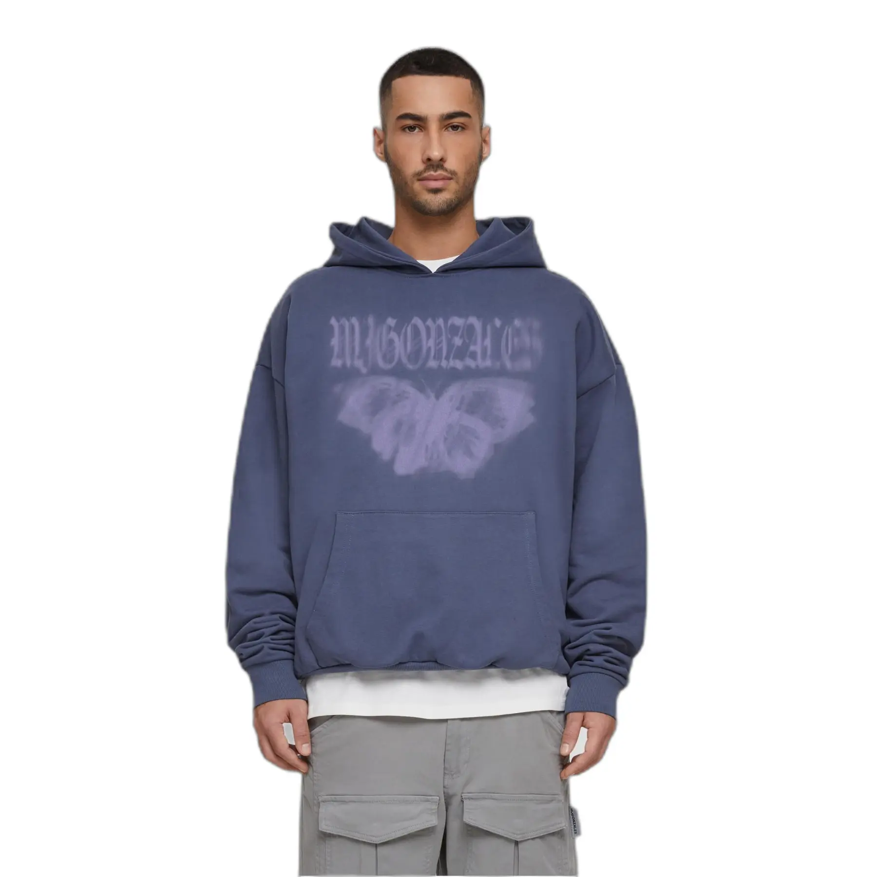 4069389227787 - Oversized Hoodie Heavy - Butterfly Illusion