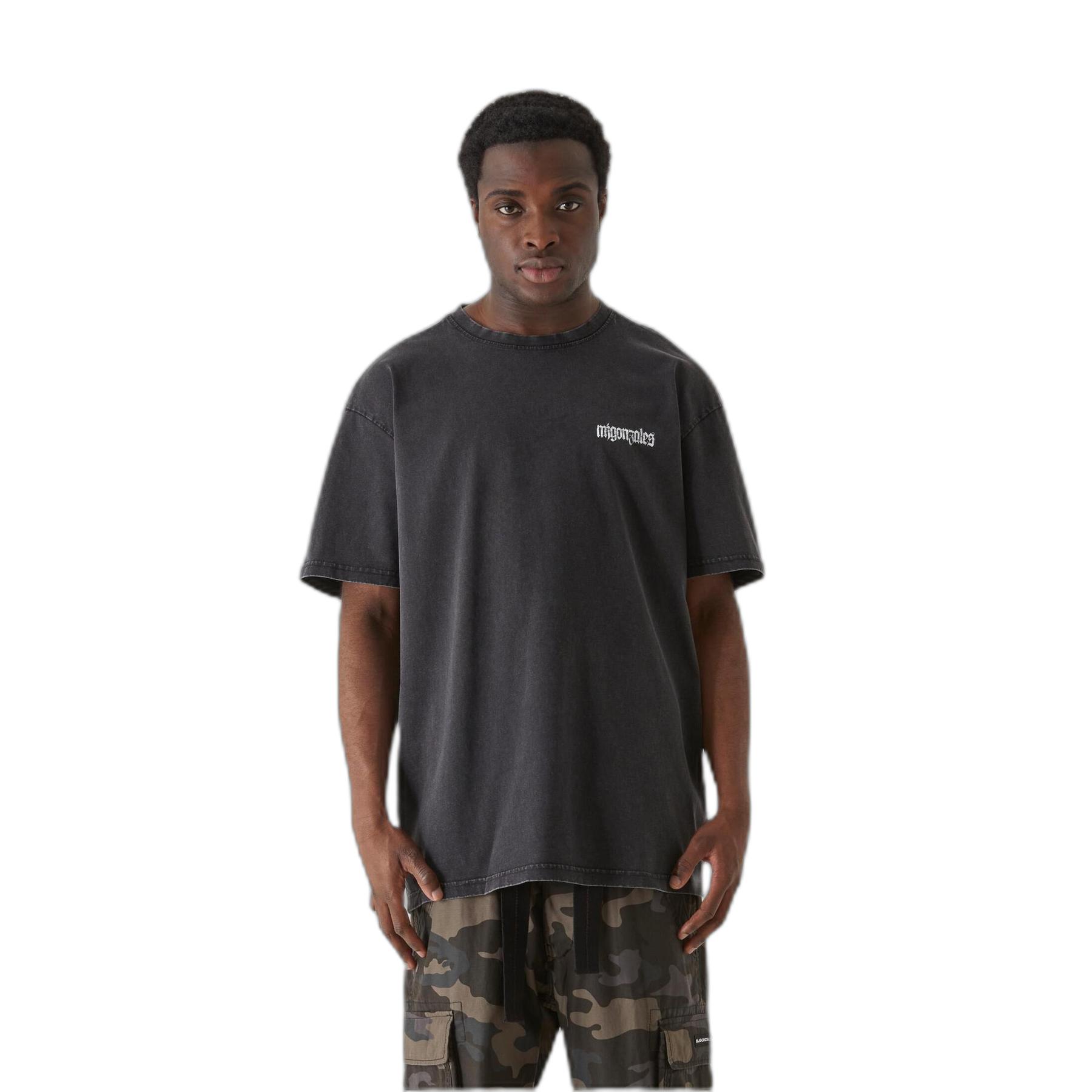 4069389776803 - Oversized T-Shirt Heavy Acid Washed - Savage Leopard