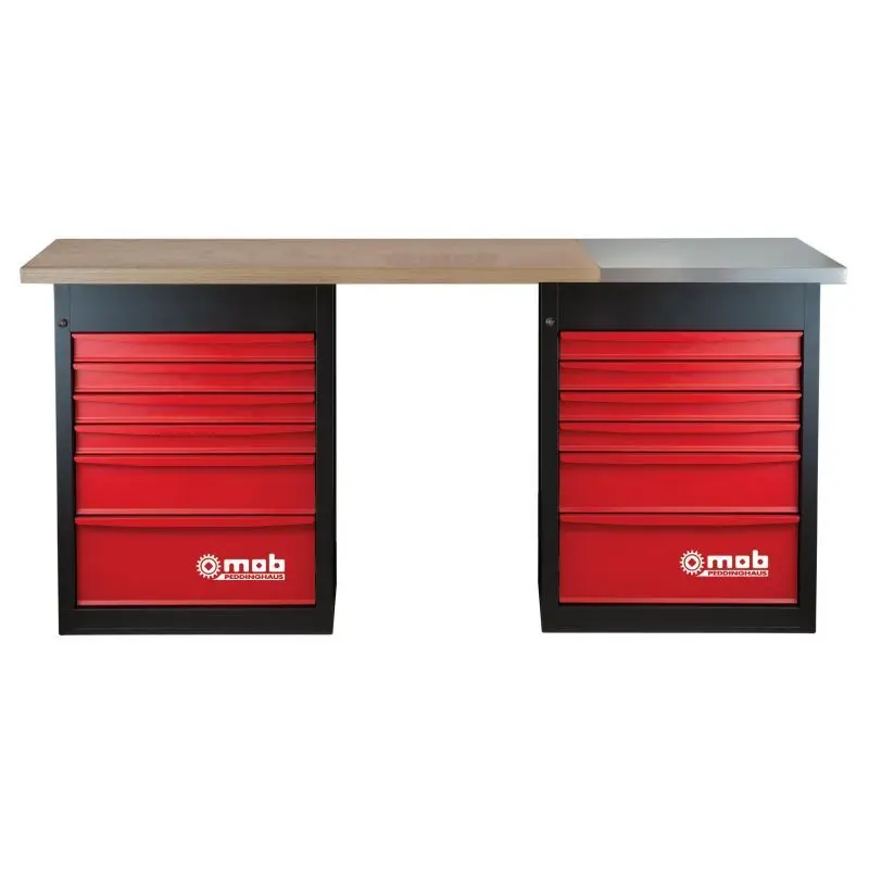 Image of Werkbank 12 Schubladen + Platte MOB