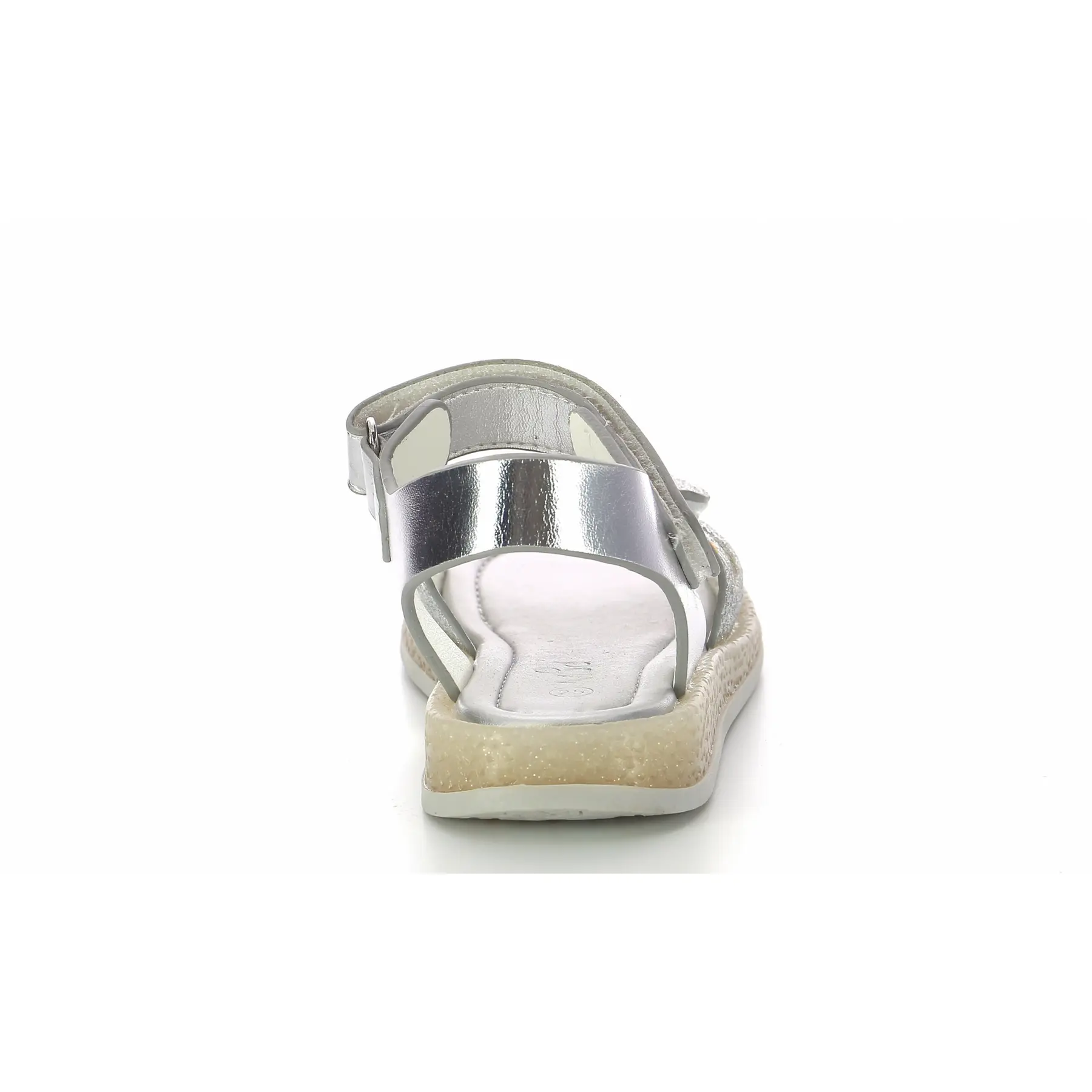 Liboo - Sandales or glitter à fleurs pour fille de la marque