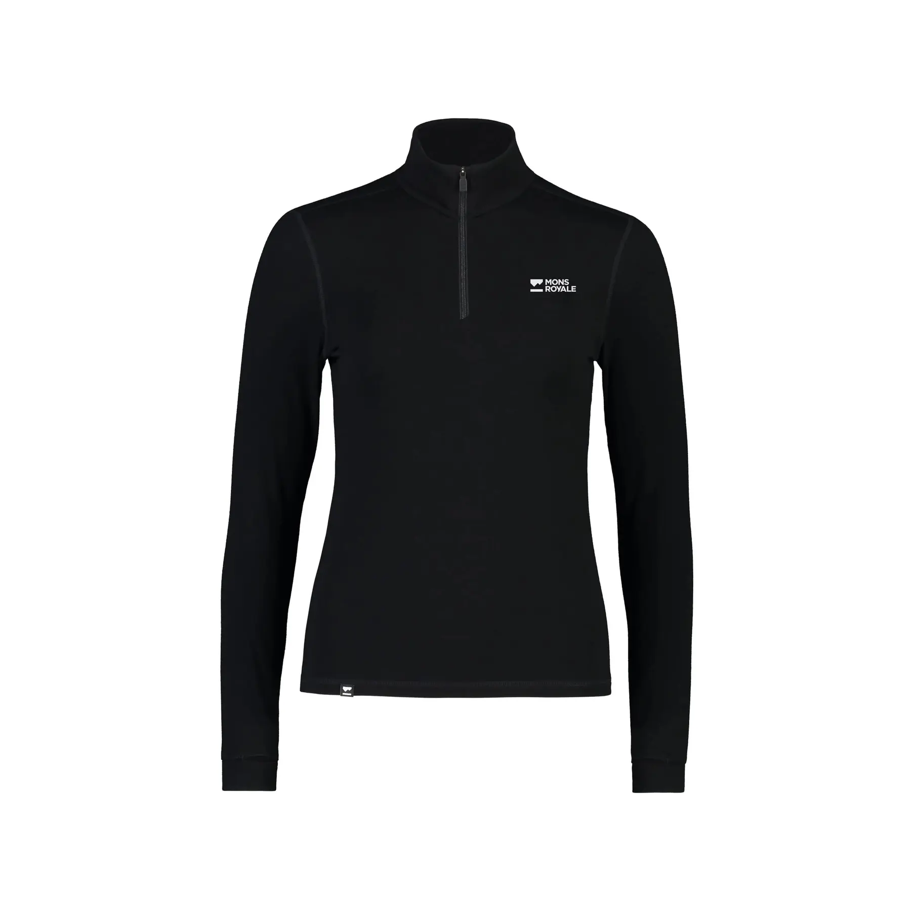 Damen Unterhemd 1/4 Zip Mons Royale Cascade Merino