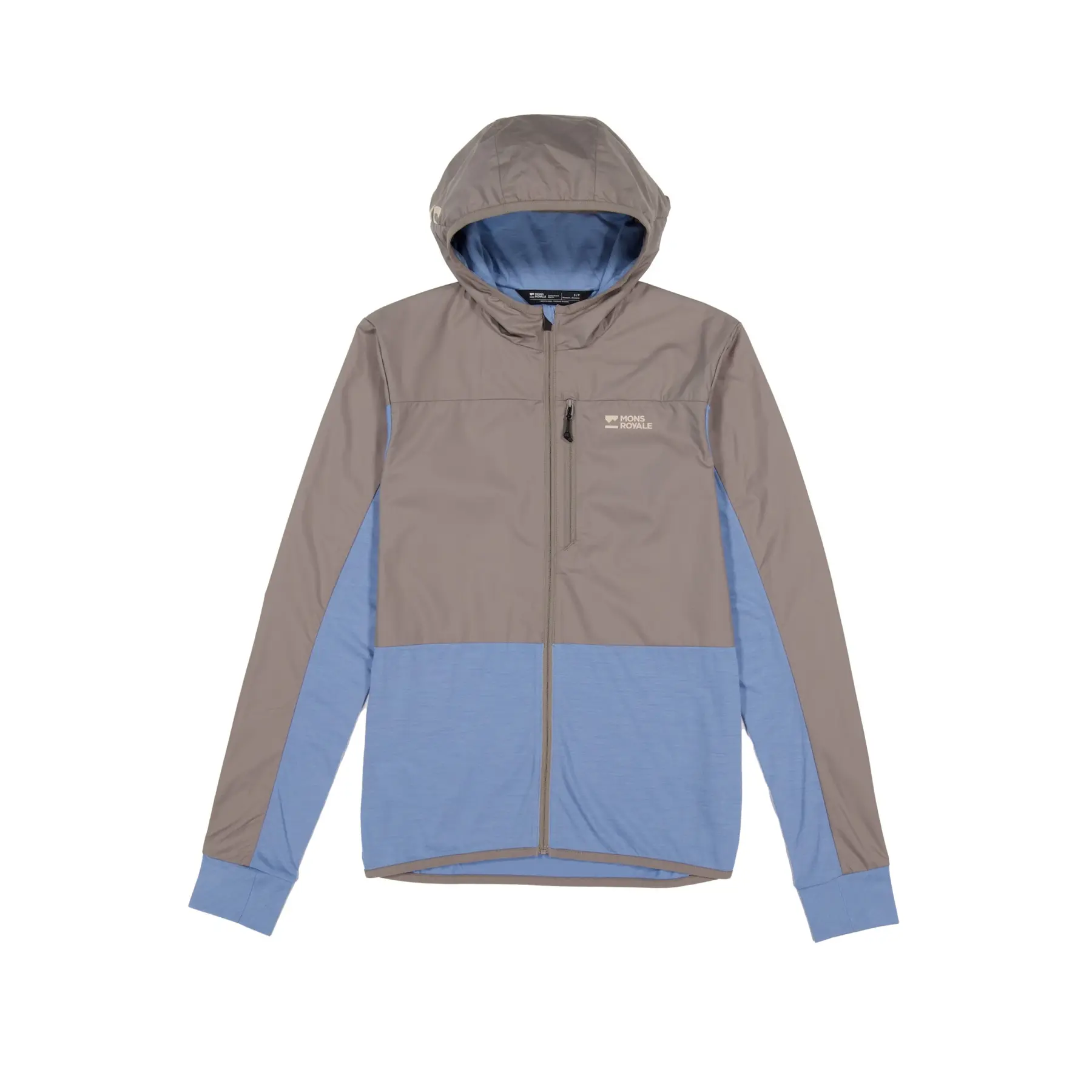 Damesjack met capuchon Mons Royale Diversion Merino