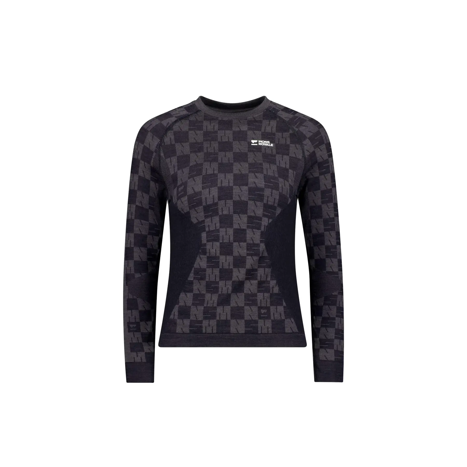 Langarm Merinowoll T-Shirt Damen Mons Royale Ascender