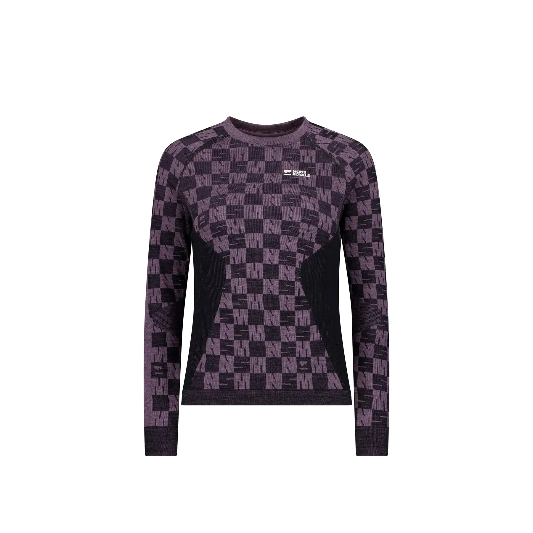 Langarm Merinowoll T-Shirt Damen Mons Royale Ascender