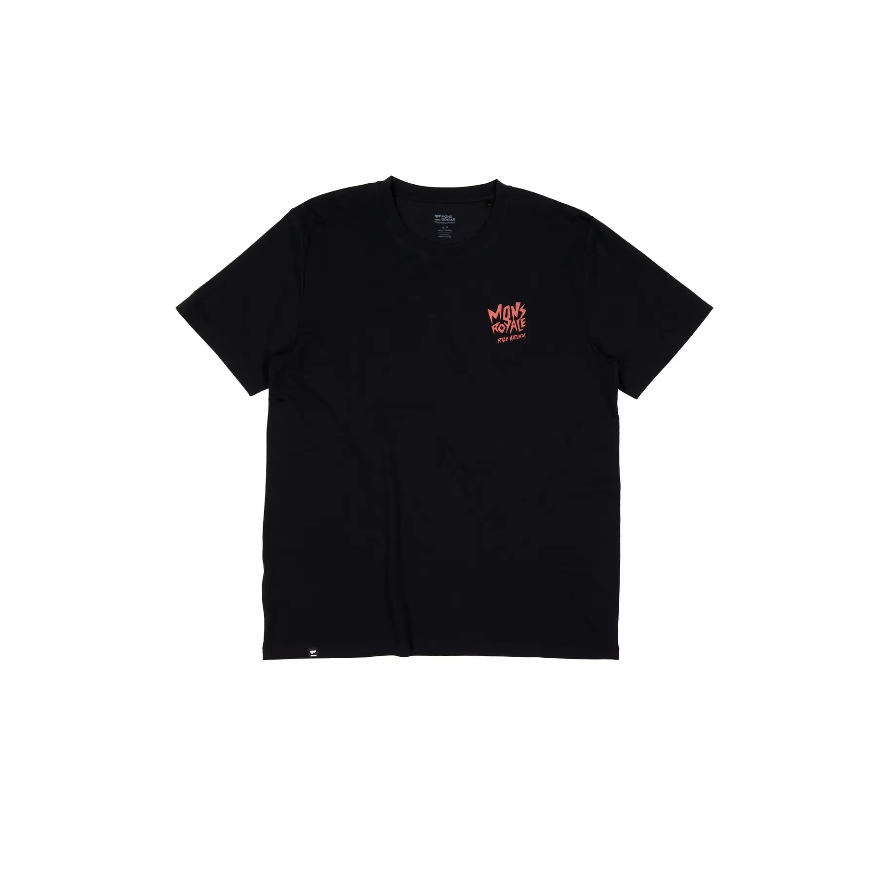 Korte mouwen T-shirt in merino Mons Royale Icon