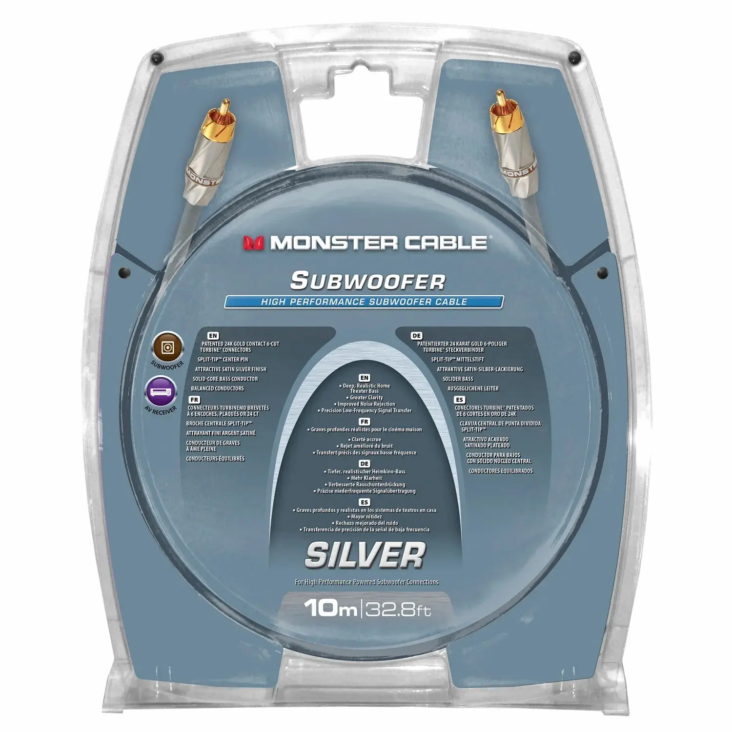 Hochleistungs-Rca-Kabel Monster Subwoofer