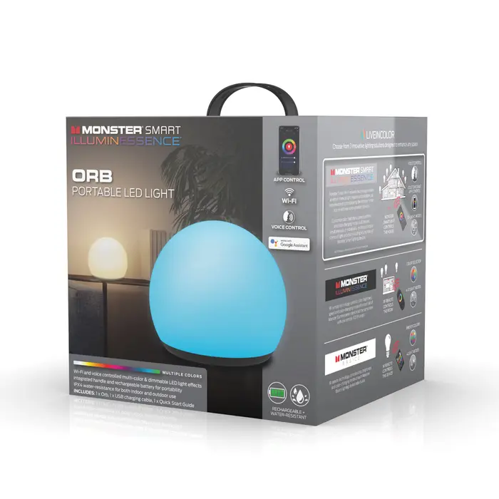0805106893231 - Led-Glühbirne illuminessence smart orb portable int ext Monster