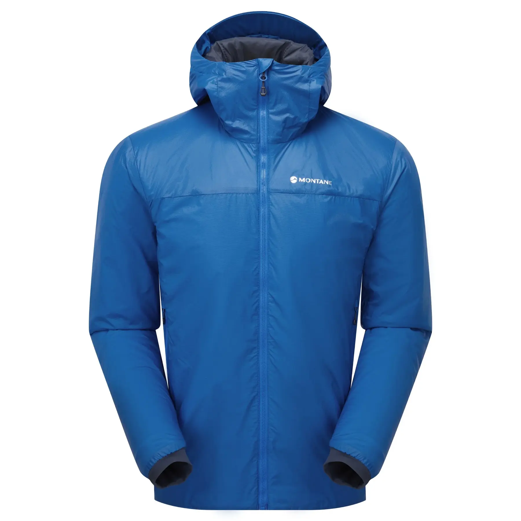 Montane Men's Bleu Hooded Waterproof Jacket Fortes Lite