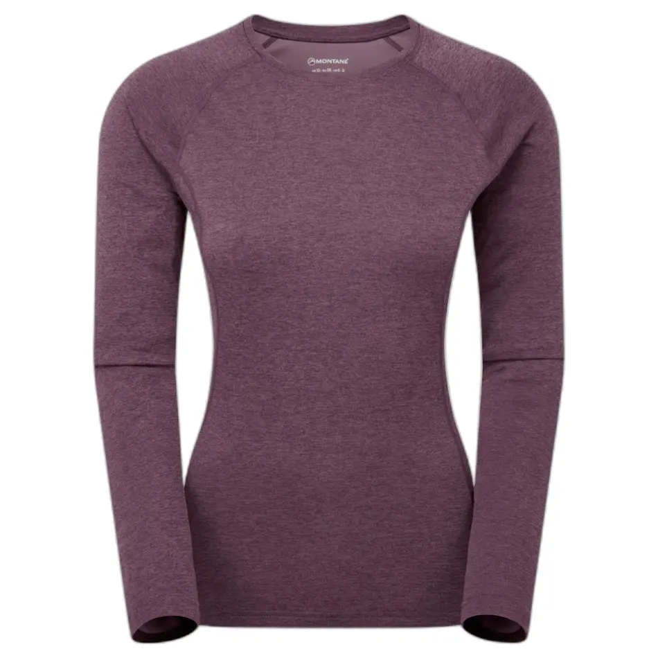 Montane Dart T-shirt Met Lange Mouwen Paars M Vrouw