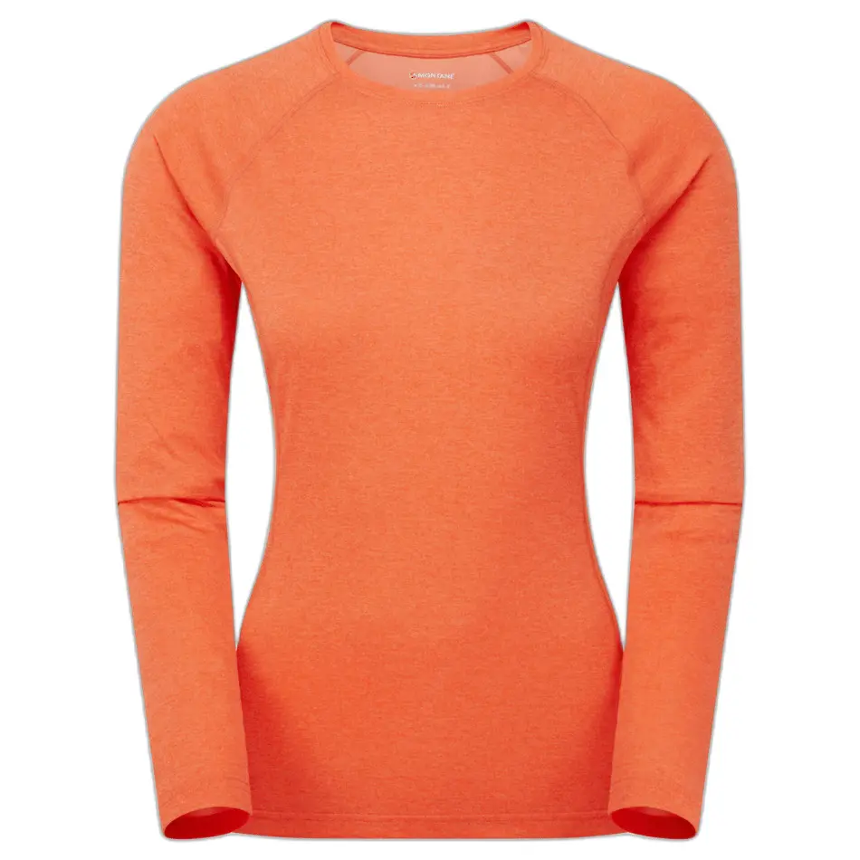 Montane Women's Orange Long-Sleeve T-Shirt Dart