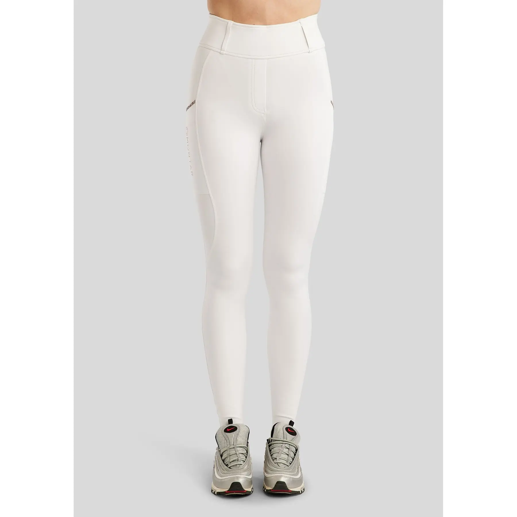 Meilleurs prix pour Pantalon de concours équitation full grip femme Montar MoLila Pull On Champagne Crystal