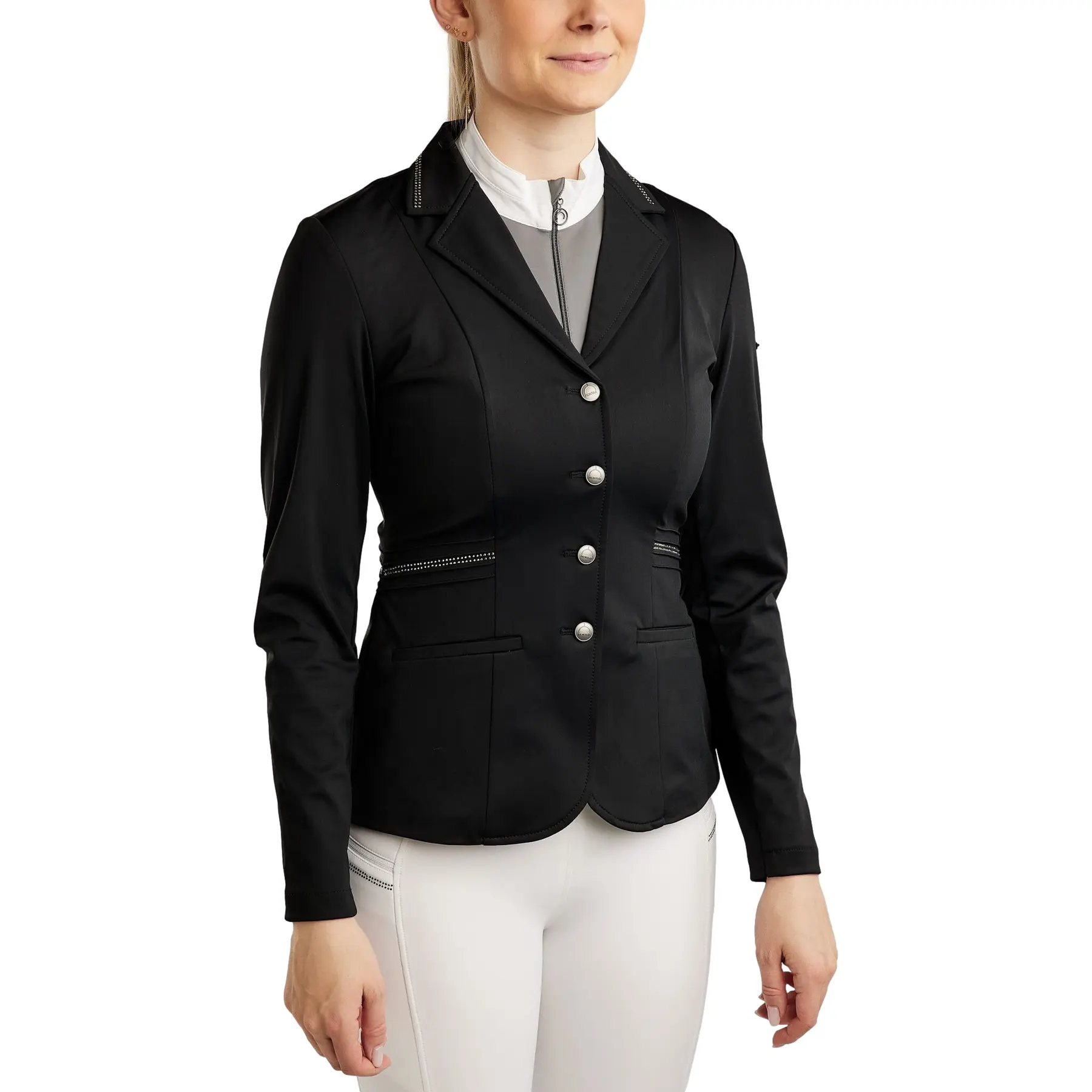 Meilleurs prix pour Veste de concours équitation femme Montar MoPearl Pintuck