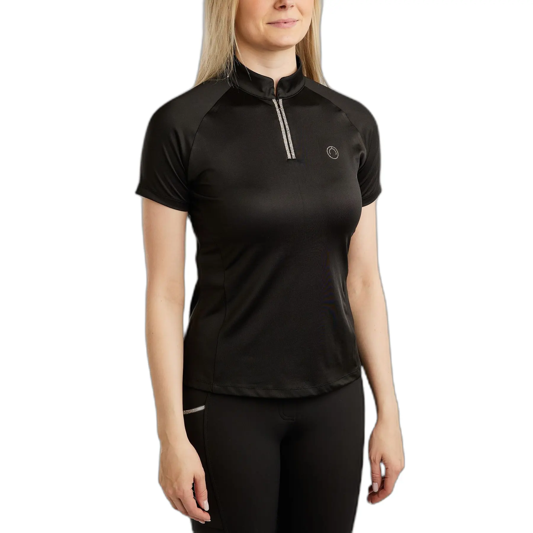 Comparer les prix de Polo d'équitation femme Montar MoLila Champagne Crystal