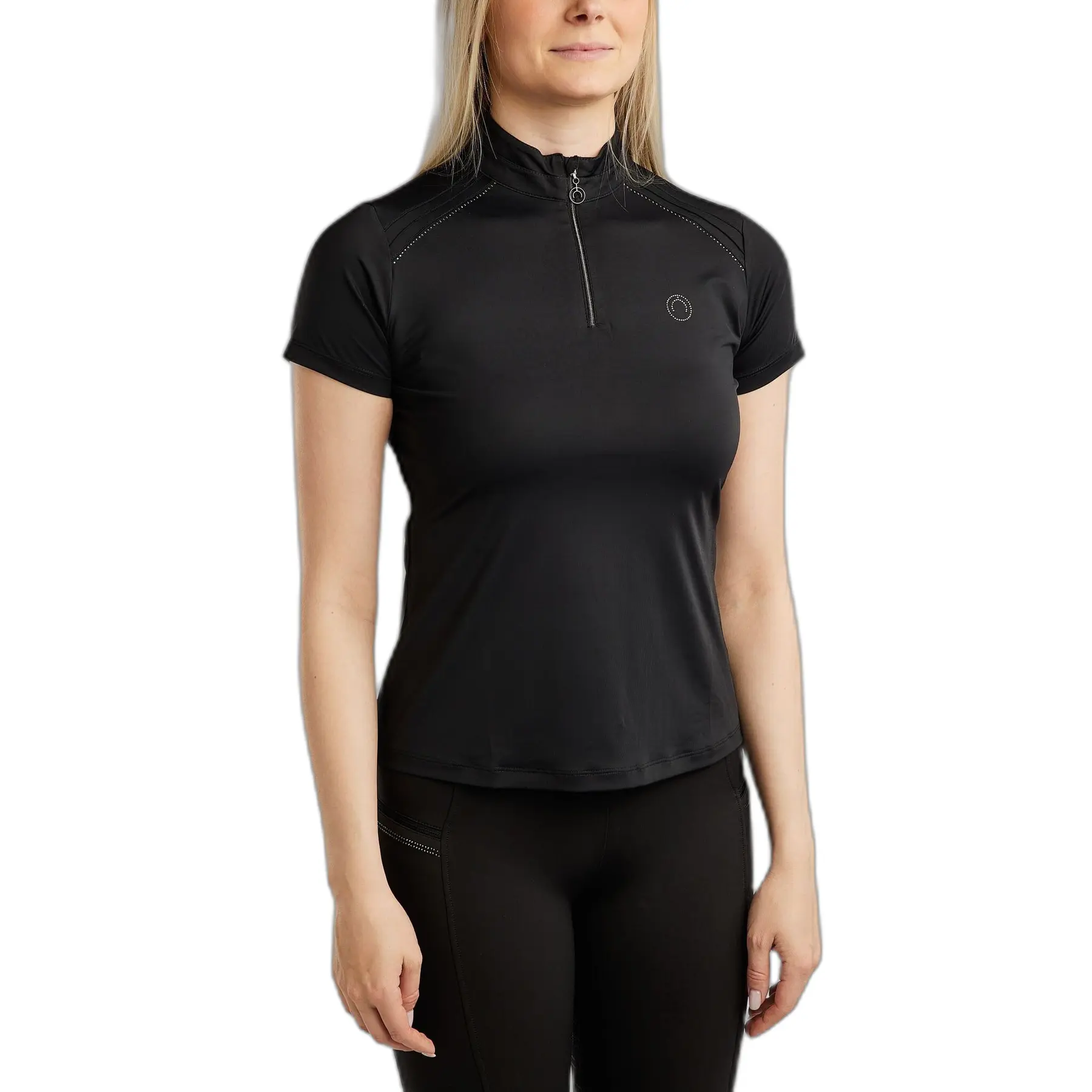 Meilleurs prix pour Polo d'équitation femme Montar MoPearl Pintuck