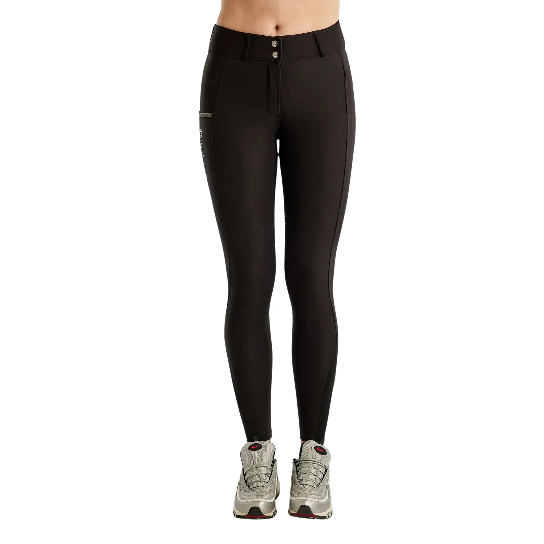 Comparer les prix de Pantalon équitation full grip femme Montar Gloria Caviar Tape
