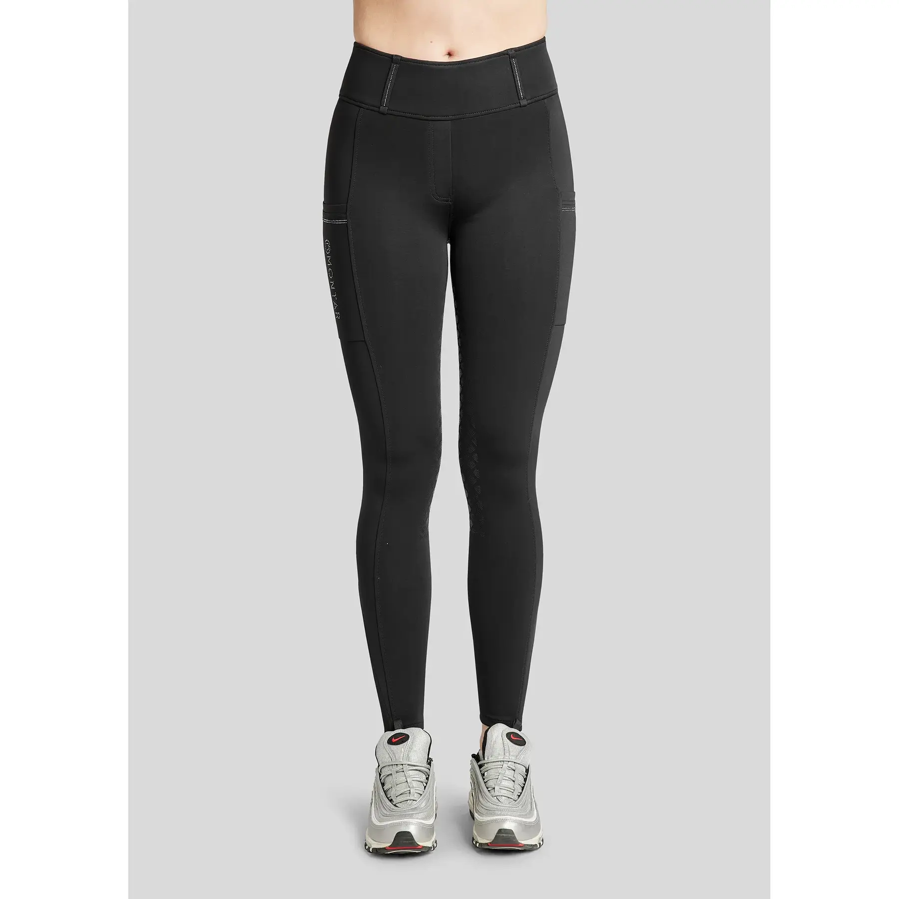 Meilleurs prix pour Legging équitation full grip femme Montar Edith