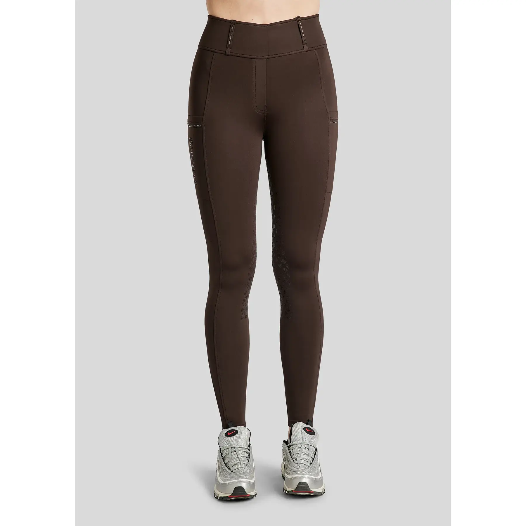 Legging équitation full grip femme Montar Edith