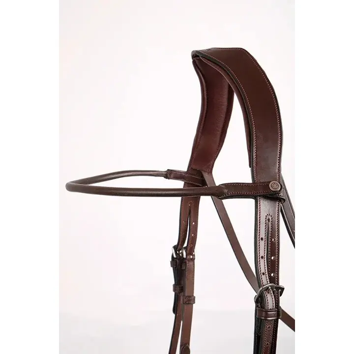 Frontal en cuir pour cheval Montar