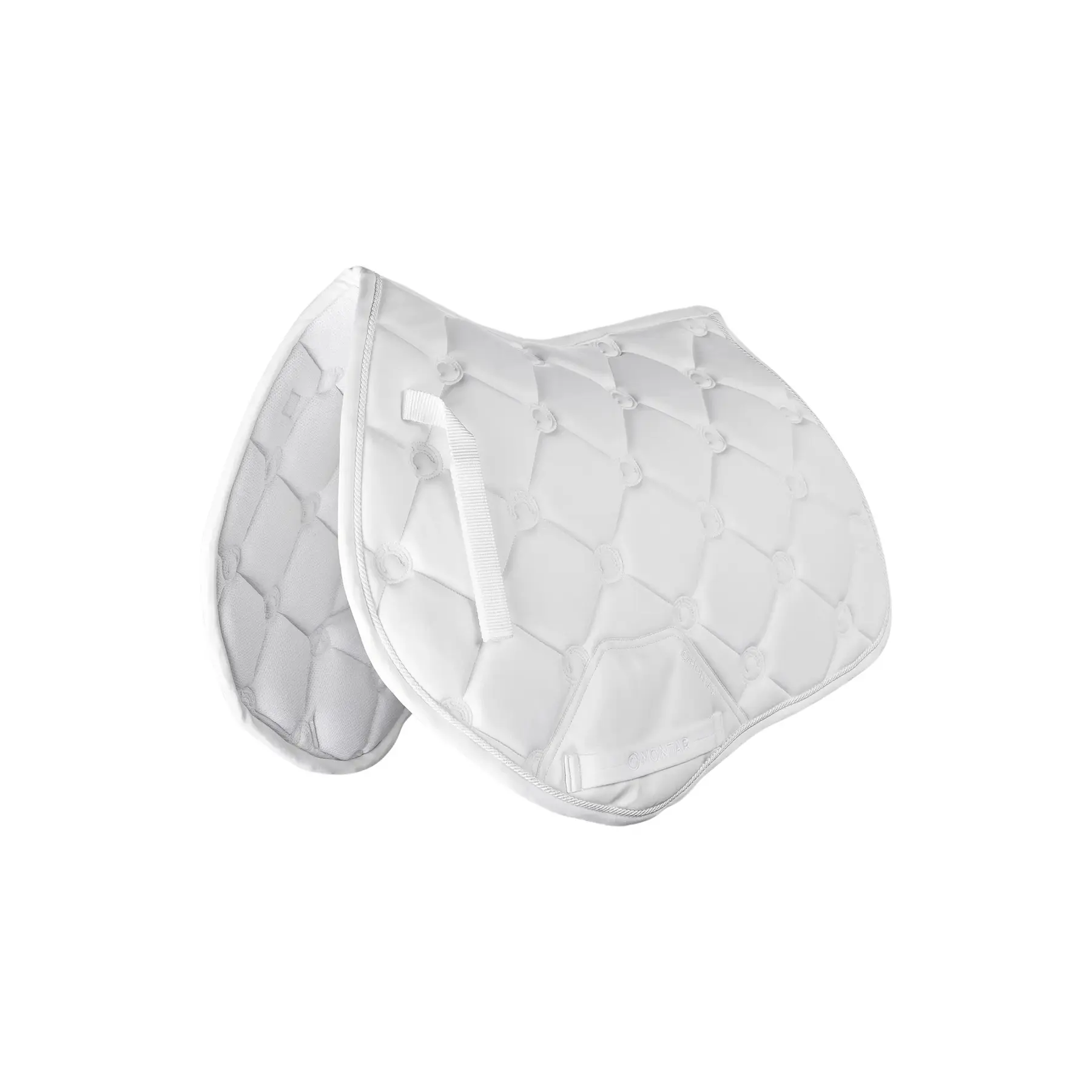 Montar Blanc Quilted Show Jumping Saddle Pad Flow Jump