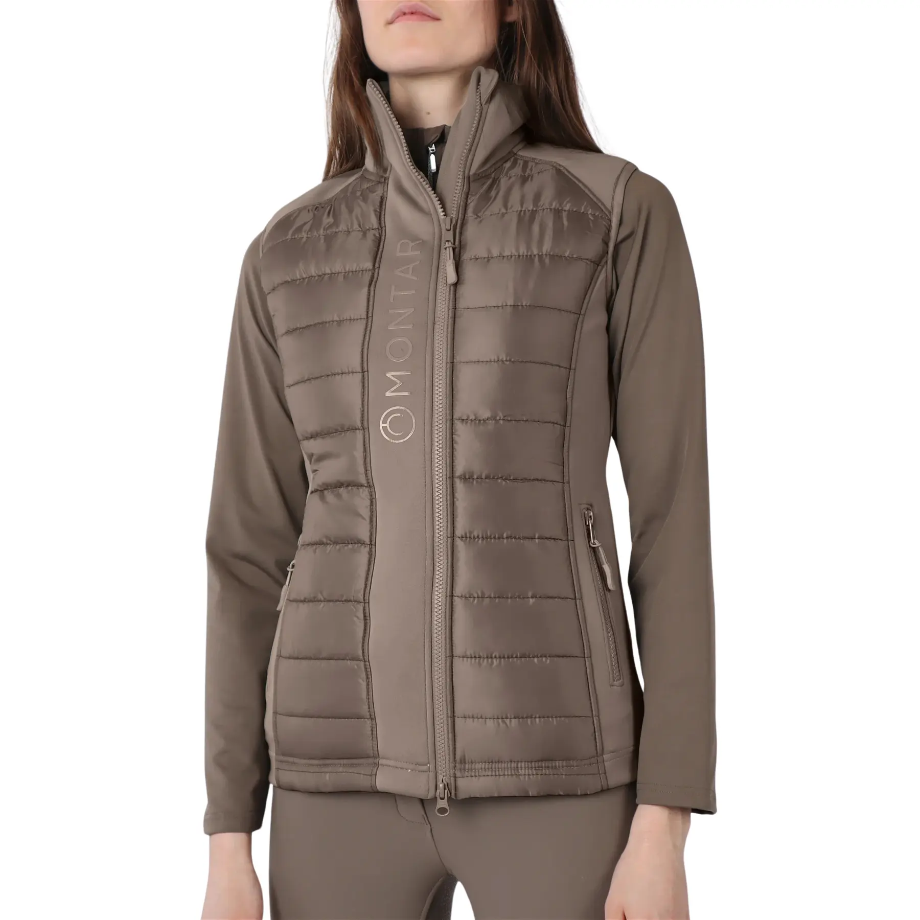 Montar Women's Marron Emma Quilted Riding Jacket