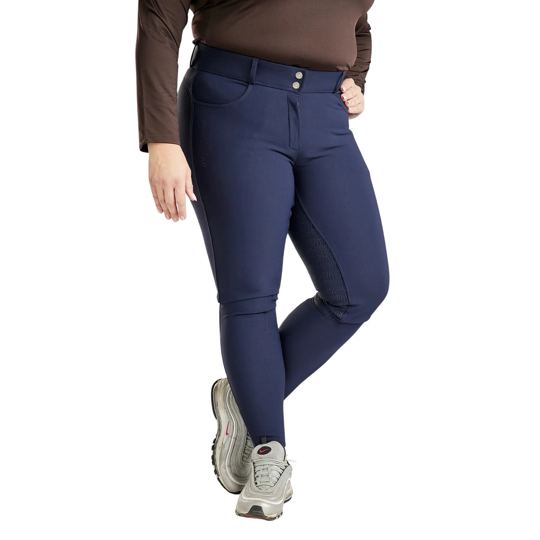 Meilleurs prix pour Pantalon équitation full grip femme Montar ESS Megan Highwaist Vol 2