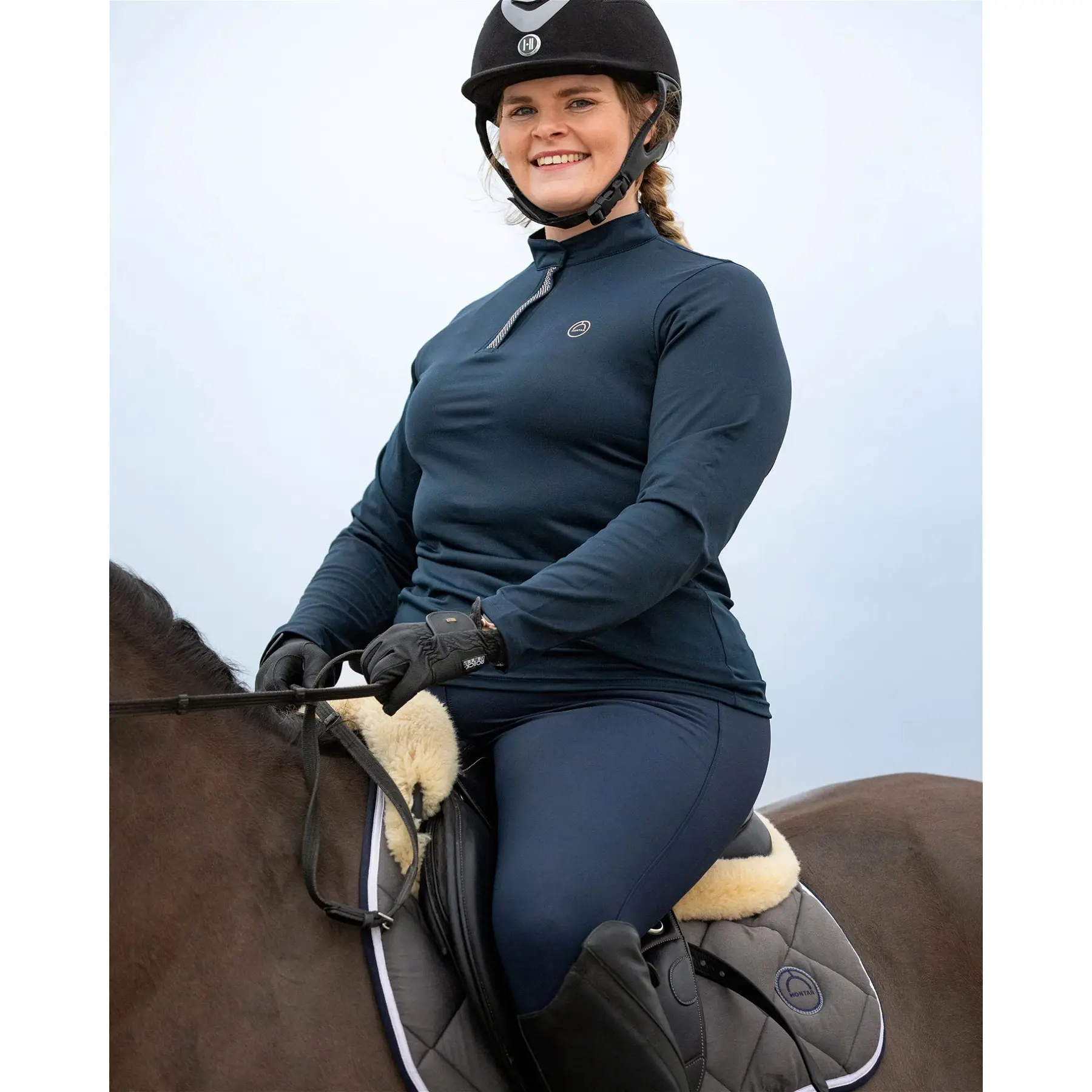 Comparer les prix de Pantalon équitation full grip femme Montar