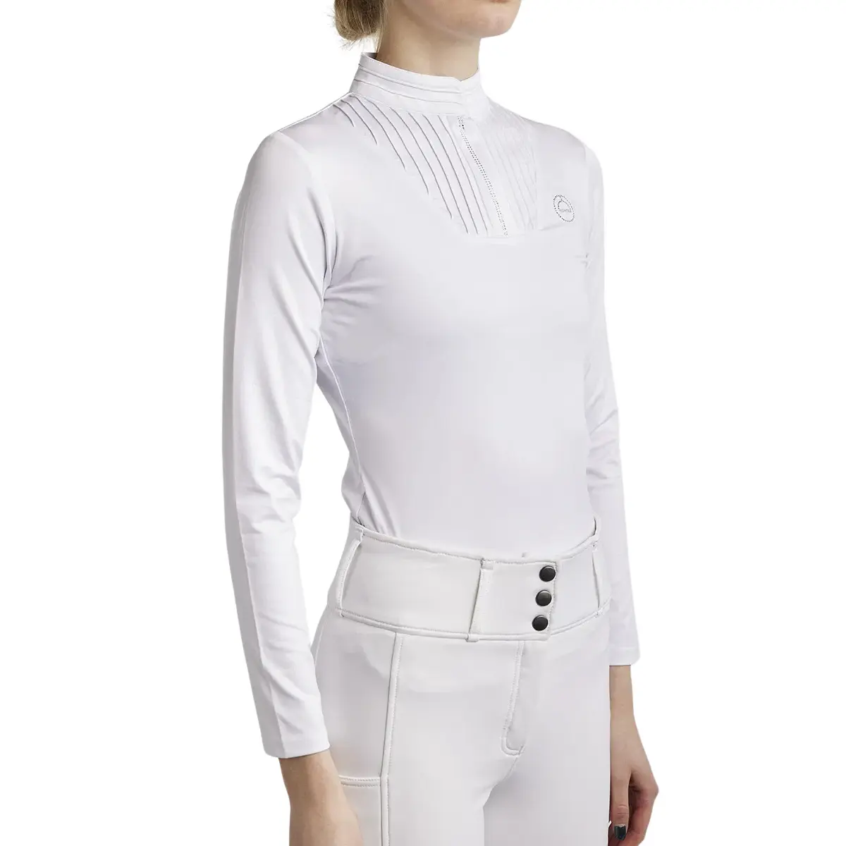 Meilleurs prix pour Polo d'équitation manches longues femme Montar Rosie