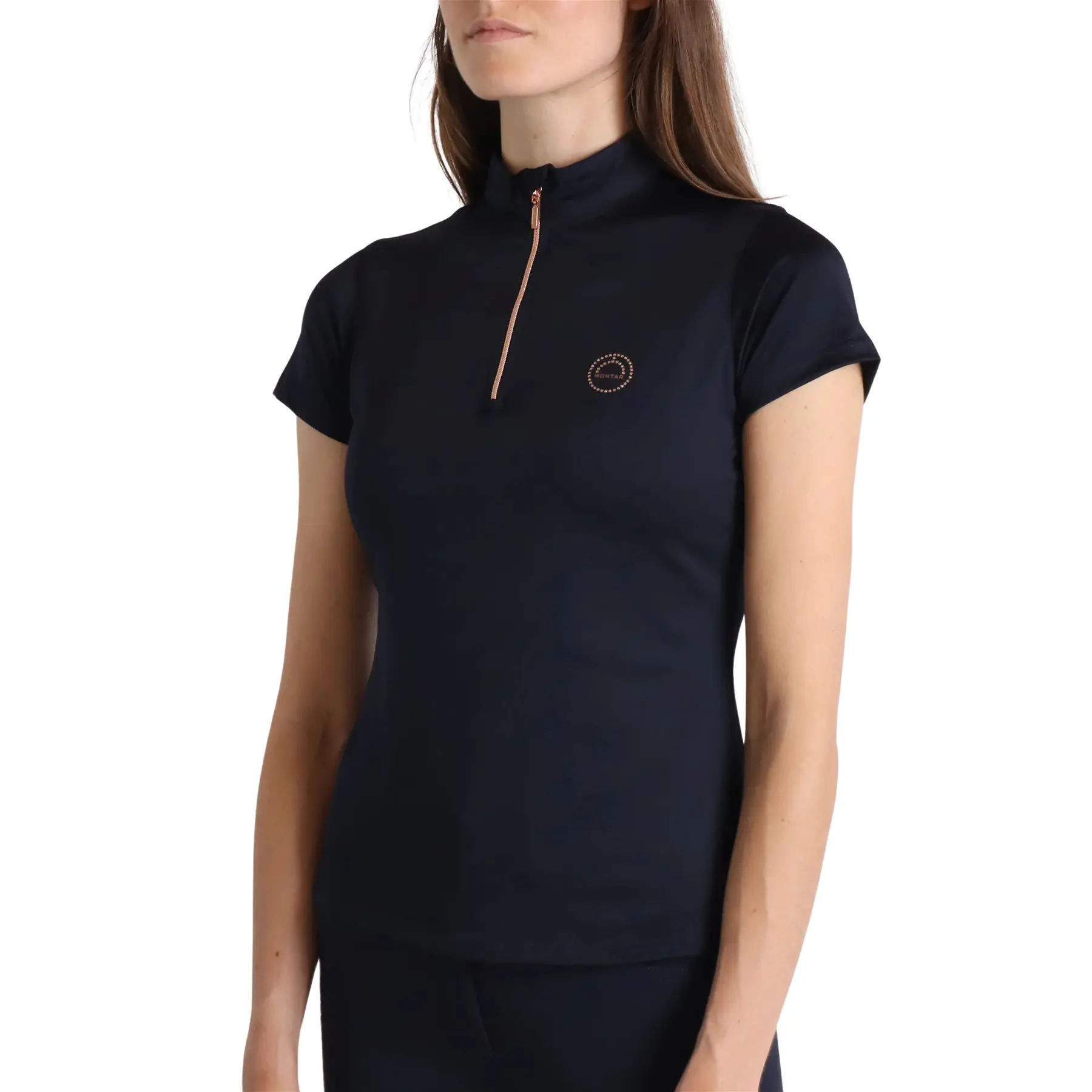 Montar Women's Bleu Riding Polo Shirt Everly