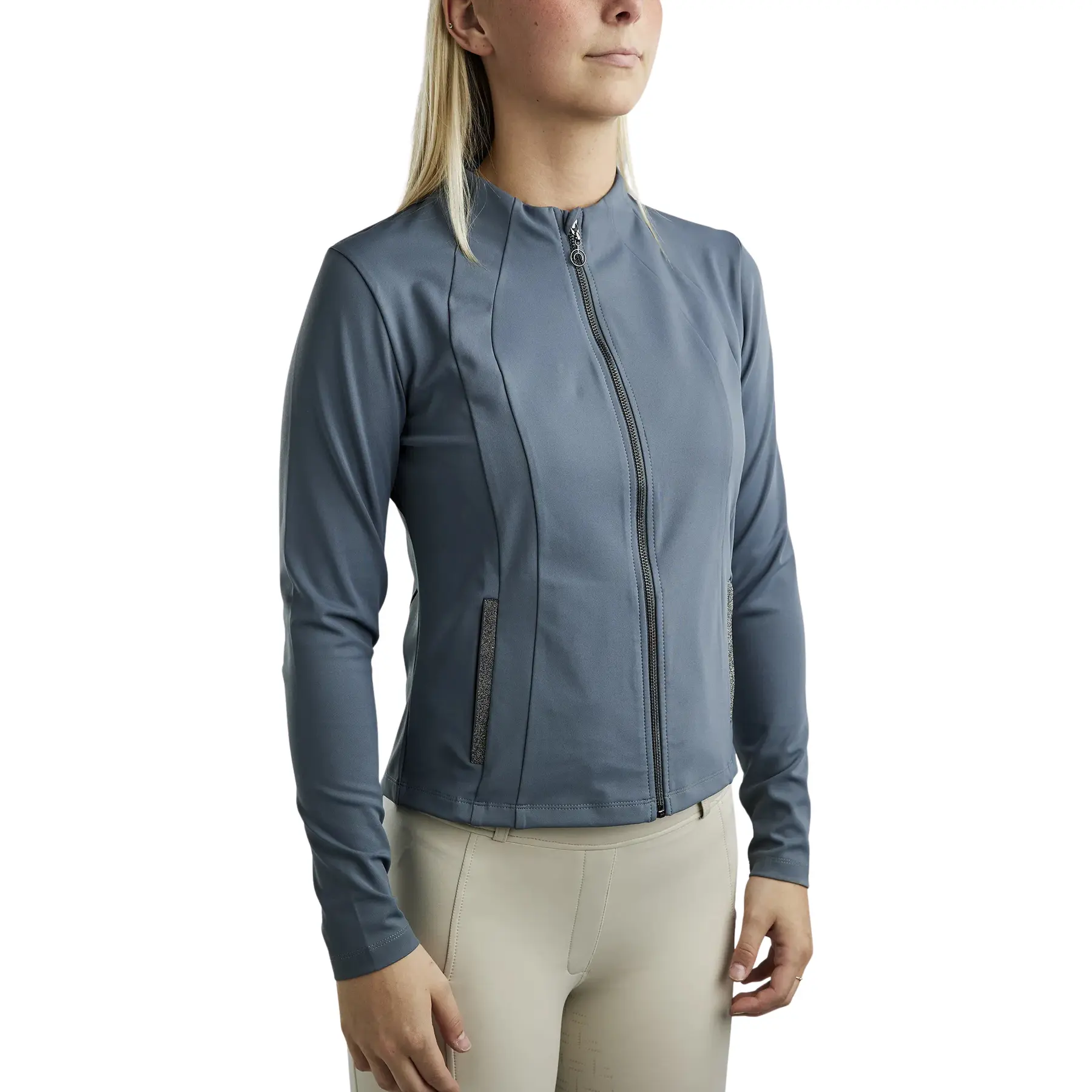Comparer les prix de Veste équitation full zip femme Montar Gloria Caviar Tape