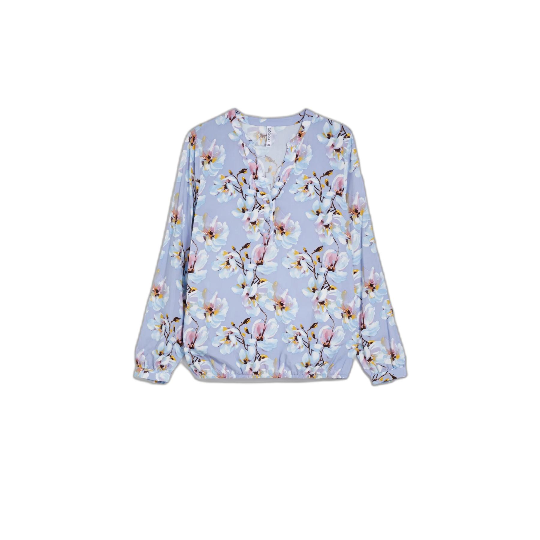 5904152583686 - Langarm-Bluse Damen L-KO-4907