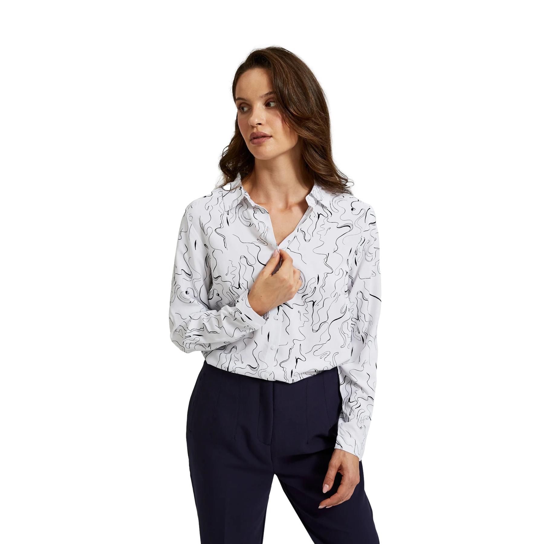 5904152486864 - Langarm-Bluse Damen Z-KO-4539