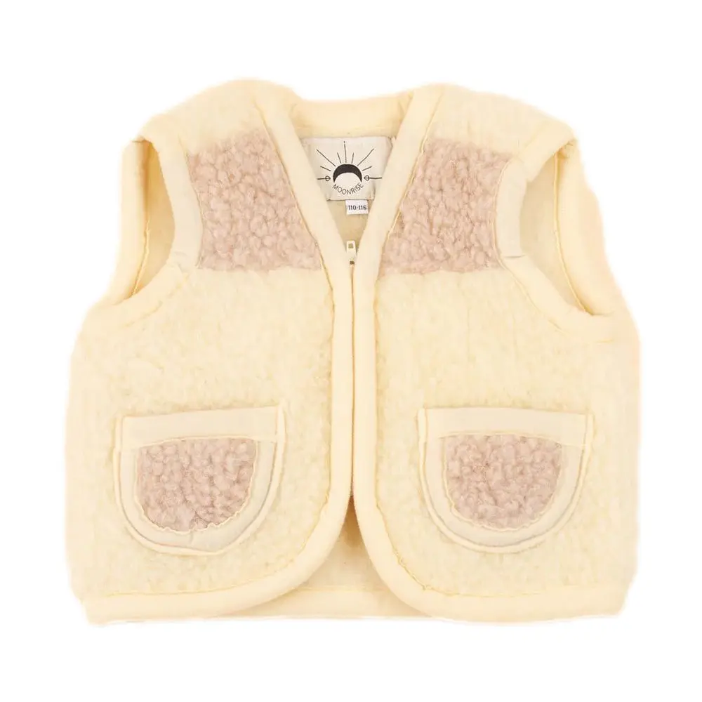 Image of Mädchen ärmellose Zip-Fleecejacke Moonrise Ayla