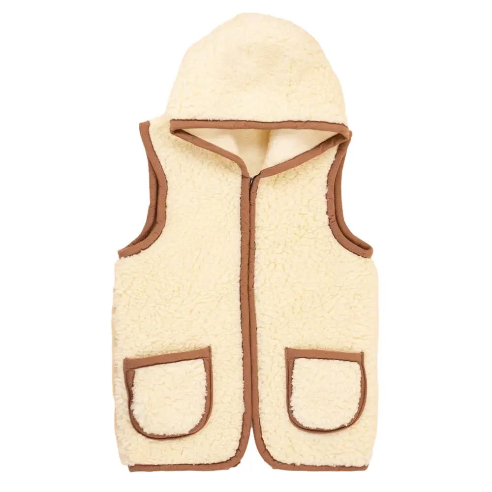 Women's sleeveless hooded fleece Moonrise Hala